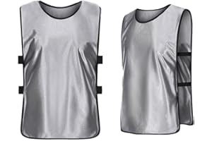 Cheuling 12 Stück Sport Trikot Leibche Fußball Trainingsleibchen für Kinder und Erwachsene, Markierungshemd Trainingsleibchen Team-Spiel Bibs für Herren Damen Senioren Junioren