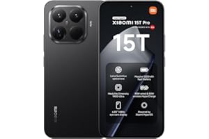 XIAOMI 15T Pro, Smartphone 12+512GB, 6.83" 144Hz Eye-care Display, MediaTek Dimensity 9400+, 50MP Leica 5x Pro Telephoto, 5500mAh, Black, Charger Not Included,2-years warranty