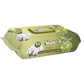 SLEEPY Doğal Zeytinyağlı ve Pamuklu Islak Bebek Havlusu 3x90 (270 Yaprak)