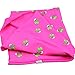 Baby Kids Girls Little Bear Cotton Loop Scarf, Skin-friendly Soft Neck Warmer (Pink)