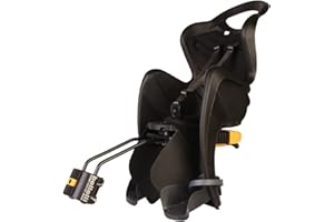 b bellelli Mr Fox - Siège arrière pour vélo - pour Les Enfants jusqu'à 22 kg, de 3 à 8 Ans - Fixation au Cadre, inclinable