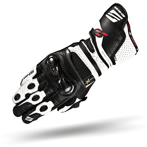 Shima RS-1, KNOX D'été Ventile Protecteur Sport Rétro Classique Gants Moto (S-XXL), Blanc, Taille:M