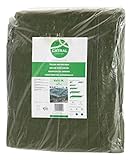 Resistente al agua Toldo reforzado gramaje 120 grs, 5 x 8 m, color verde - Catral 560105
