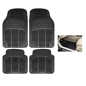 Vocado Premium Quaity Car Black Rubber Floor/Foot Mats for Maruti Swift Dzire (All Year Model)