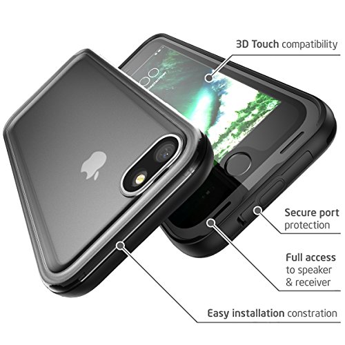 Funda Apple iPhone 7  Carcasa para Apple iPhone 8  i-Blason Waterproof  a prueba de agua   ultrarresistente  completa con protector de pantalla incorporado para Apple iPhone 7 2016  Apple iPhone 8 2017