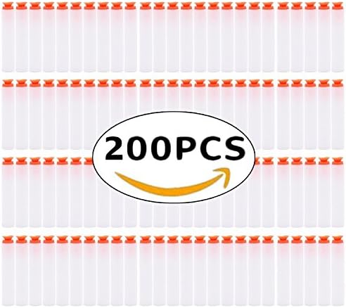 Aohro 200pcs 7.2cm Nerf Suction Bullet Darts for Nerf N-strike Elite Series Blasters Kid Toy Gun