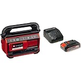 Einhell PRESSITO 18/25 Hybrid - Solo, Ak&uuml;l&uuml;-Elektrikli Kompres&ouml;r ve Einhell 18V 2,5 Ah PXC Starter Kit (Başlangı&ccedil; Seti)