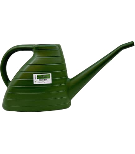 Moses. Annaffiatoio da Giardino, Doccia Decorativa con 3 l, Verde Chiaro con Bella Scritta in Design a Foglia e Fiore