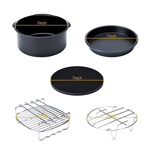 Luft Friteuse Zubehr Kits Set Von 5 Fr Gowise Philips Cozyna Alle Ber 30l Kapazitt 37qt 53qt 58qt Einschlielich Kuchenfass Backform Pan Grill Topf Pad Topflappen Silikonmatte Luft Friteuse Zubehr Kits Set Von 5 Fr Gowise Philips Cozyna Alle Ber 30l Kapazitt 37qt 53qt 58qt Einschlielich Kuchenfass Backform Pan Grill Topf Pad Topflappen Silikonmatte
