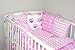 NEW 8 PCS BABY BEDDING SET FOR COT / COTBED with PILLOW BUMPER (24 NEWEST DESIGNS) (18a)