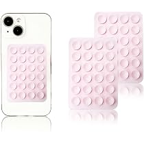 Lot De 4 Supports Téléphone Ventouse Gjinxi - Silicone Double Face Antidérapant, Transparent Et Colorés