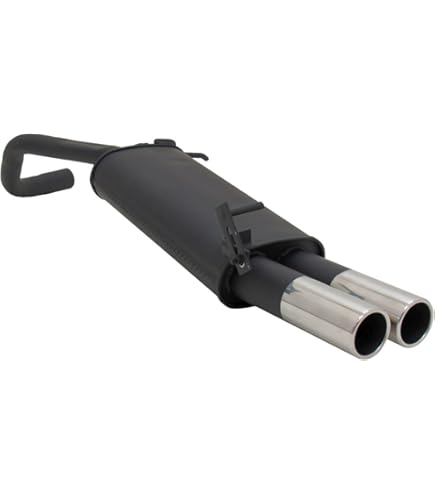 JO Car Parts & Car Hifi GbH 20049 Tailpipe, Twin Round, Upswept, Y - View #3
