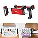 Price comparison product image Hollyde Car Headrest Tablet Mount,360 Degree Rotating Adjustable Holder,Universal for 4.7-12.9 inches Tablets,iPad,Smartphones,E-reader.(Red)