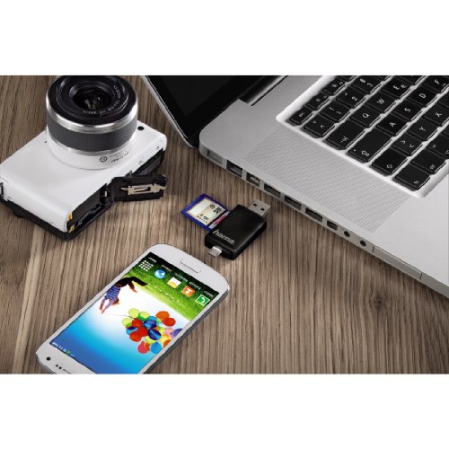 Hama Kartenleser für Smartphone/Tablet (microSD/microSDHC/microSDXC, SD/SDHC/SDXC, USB 2.0) schwarz - 6