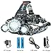 Produktbild OUTERDO 8000Lumen LED Stirnlampe 4 Mode LED Kopflampe Head lamp+ 2 x 18650 Akku + AC Ladegerät Für Outdoor/Sports/Camping/Biking/Jagd/Fischerei