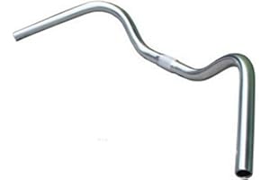 HPLIVE Raleigh Alloy All Rounder Handlebars - Bicycle Trekking Comfort Cruiser Sit Up for Bicycle 560mm Wide in Silver-iron