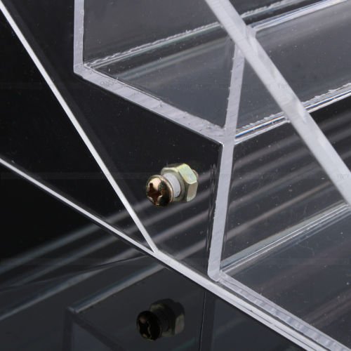 ZJchao Nagellack Display Ständer Acryl Nagellackständer Regal Anzeige 3-6 Etagen (3 Etagen) - 7