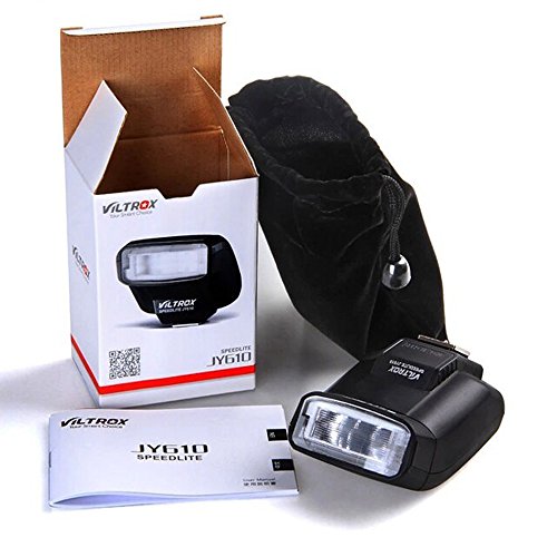 Andoer Viltrox JY-610 sur-appareil-Mini Flash Speedlite pour Canon EOS M M2 650D 600D 1200D Sony A7R A7K NEX - 6 L DSLR appareil photo