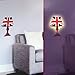 Produktbild Les Trésors De Lily [N4214 - Leuchtender Aufkleber 'Lampe' rot Mehrfarbig (Union Jack).
