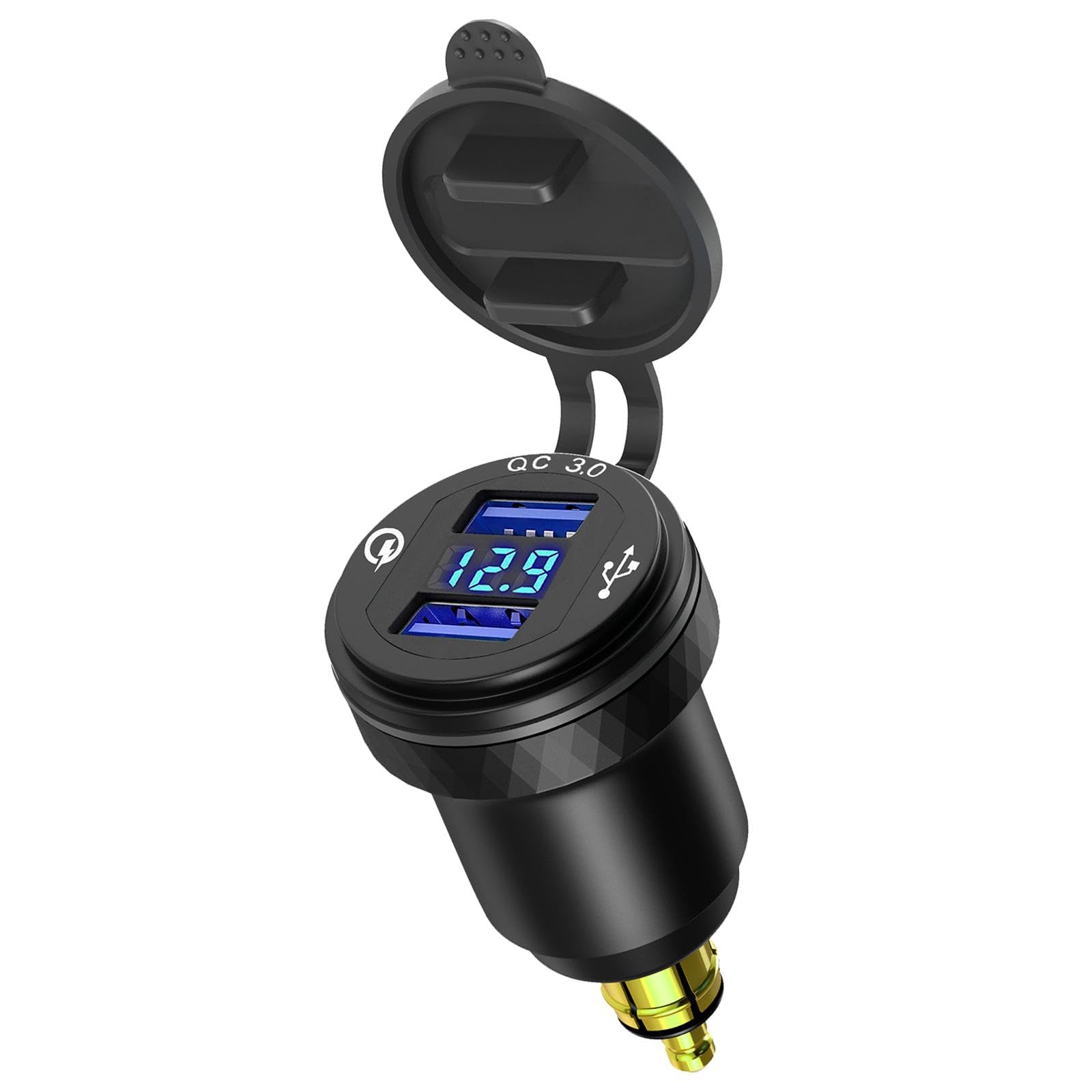 MerishoppFast Charging Din to USB Din Plug to Dual USB Charger Adapter for Tablet | Automotive Tools & Supplies | Other Auto Tools & Supplies