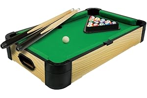 Merchant Ambassador Tabletop Pool – Billardspaß für Zuhause – ideal für jedes Zimmer –hochwertiger Spielspaß für Kinder & Erwachsene – Spielzeug für Kinder ab 6 Jahren