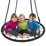 SEGURO Y COMPARTIR: Cuerda PE de alta calidad con marco de acero para que los niños jueguen de forma segura y compartan felicidad y sonrisas juntos. Regalo perfecto para su familia.