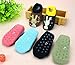 Moolecole Cute Baby Boy Girl Toddlers Kids Children Indoor Floor Slippers Shoes Socks Stockings Cute Moccasins NON SKID Baby Shoes Winter Thick Socks M (3 Pairs, colorful)