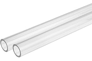 SOFIALXC SOFLIALXC Tubo in Acrilico XT 50 cm di Lunghezza 2 Radici,Od50mm x id40mm Thickness 5mm