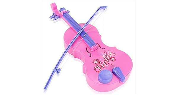 Pink violin toy Clearance
