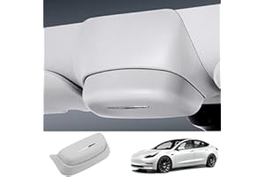 Ywooon Support de lunettes de soleil pour Tesla Model 3 2017-2023 2024 Highland Boîte de rangement pour console centrale, support de lunettes, porte-monnaie, accessoires d'intérieur