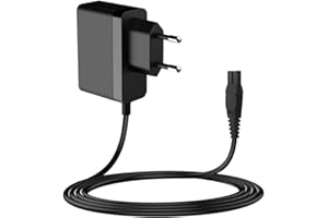 TECHZOCO Alimentador afeitadoras, Cargador Afeitadora, Compatible con Philips Norelco hq8505 7000 5000 9000 3000, MG7770, QP6530, QP6520, MG7720, BG5020, 1000, 3000, 5000, 7000, 9000, 15V 5.4 W