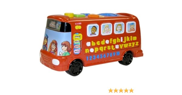 vtech 150003 playtime bus educational playset