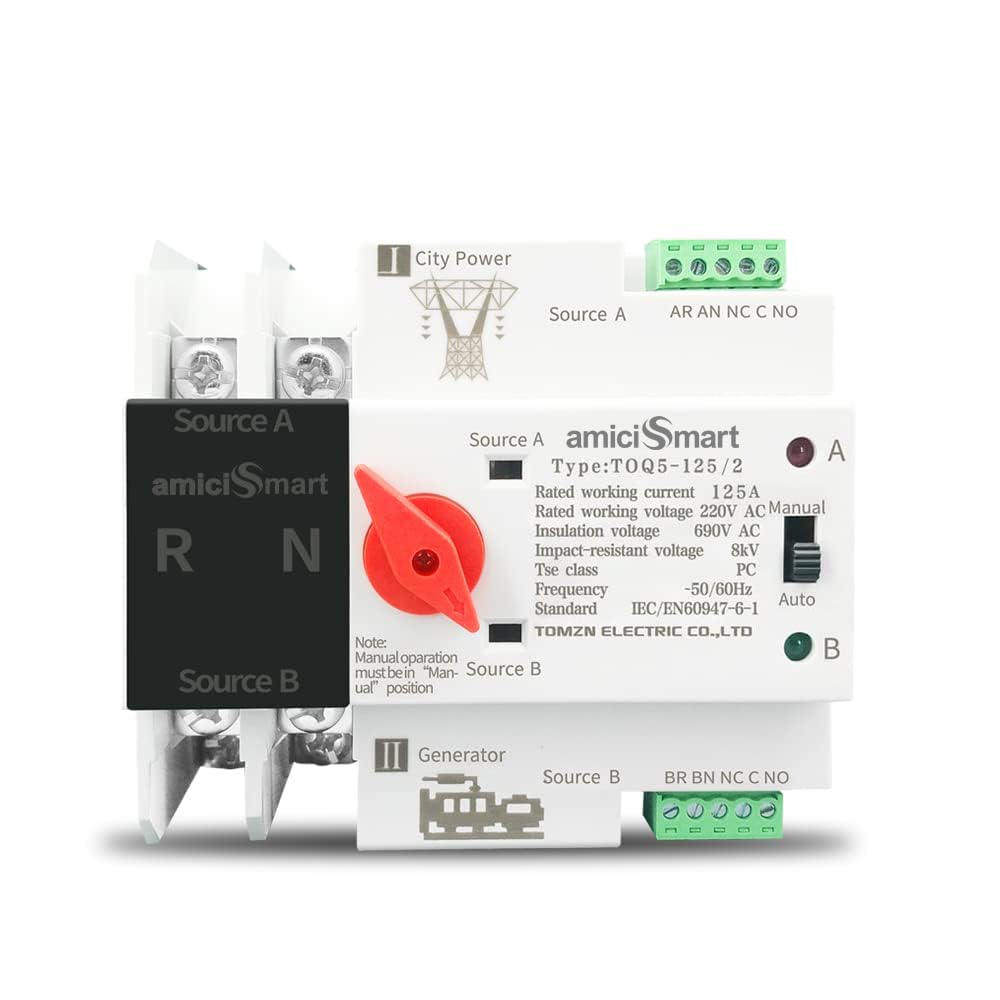 Effortless Power Management with amiciSmart Dual Power Automatic Switch