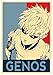 Produktbild Poster One Punch Man "Propaganda" Genos - A3 (42x30 cm)