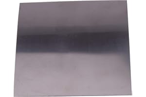 Eastar 0.3mm(0.01inch) Dickes quadratisches Titanfolienblech Ti Dünnes Plattenmaterial 99.8% Reinheit Metallbearbeitungszubehör