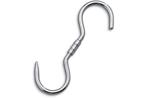 PACIFICI CORRADO Gancio a snodo per macelleria in acciaio Inox 240 x 10 gancio girevole