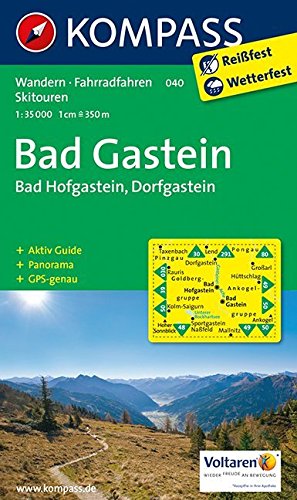 Download Bad Gastein /Bad Hofgastein /Dorfgastein: Wanderkarte mit Kurzführer, Panorama, Radrouten und alpinen Skirouten. GPS-genau. 1:35000 (KOMPASS-Wanderkarten, Band 40) Download Bad Gastein /Bad Hofgastein /Dorfgastein: Wanderkarte mit Kurzführer, Panorama, Radrouten und alpinen Skirouten. GPS-genau. 1:35000 (KOMPASS-Wanderkarten, Band 40)