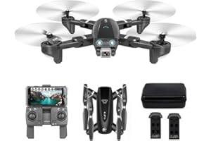 LUXWALLET TT Lite Kamera HD 2.4GHz GPS i Drone z torbą transportową, 30km/h - odległość 500 metrów, czarna