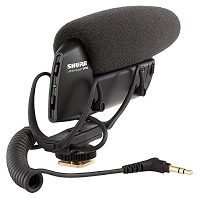 Shure VP83 Micro Canon Statique pour caméscopes et appareils photos reflex numériques, capture précise haute-définition de l'audio, compact, ultra-léger et durable