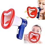 [Premium Quality] ---- Made of eco-friendly high quality hard plastic, the voice changer toy is safe for kids to hold without any burrs or sharp edges, which is durable, fall resistant, and stable. Also the button on the machine is easy to control.