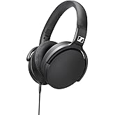 Sennheiser HD 400S Closed Back, Around Ear Headphone with One-Button Smart Remote on Detachable Cable