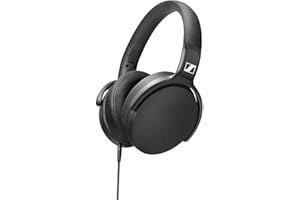 Sennheiser Auriculares HD 400S con Parte Trasera Cerrada, Alrededor de la Oreja con Control Remoto Inteligente de un botón en Cable Desmontable