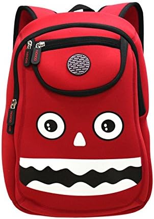 Kiddi Choice Nohoo Car Monster Neoprene Backpack, Red