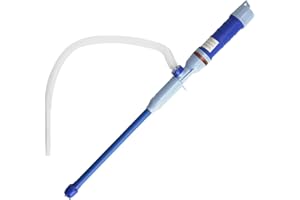 PetHot Battery Liquid Transfer Pump Electric Operated Syphon Fuel Pump Handheld Portable Transfer Pump With Tube For Diesel Gas Water Oil Other Liquids And More