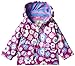 Hatley Baby Girls 0-24m Graphic Flowers Raincoat, Purple, 9-12 Months (Manufacturer Size:6-12 Months)