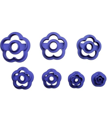 Kit Création Bijoux Lot De 4 Emporte-Pièces Fleur NATOSU - Pour Création De Boucles D'Oreilles En Argile Polymère Moule Bijoux Fleur