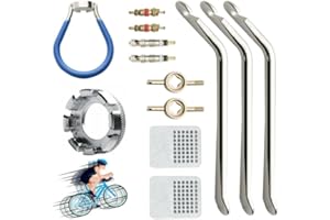 Hengxinchen 13 Pezzi Bicicletta Tiraraggi, Chiave per Raggi della Bicicletta, Misura 10-15 Set Bicicletta Tenditore Raggi, Tira Raggi Bici MTB Raggi Bici Tira per Regolare Cerchi Biciclette