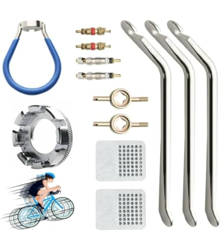 Tiraraggi Bicicletta Kit Strumenti Per Raggi Bici Con Leva