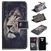 Produktbild Anlike Löwe LG G6 Hülle, Folio PU Leder Flip Brieftasche Schutzhülle Wallet Case Tasche Cover Handytasche Schutzhülle Handy Zubehör Lederhülle Handyhülle mit Bookstyle mit Standfunktion Kredit Kartenfach