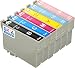 Produktbild 6-Stück Skia Tintenpatronen Epson Stylus Photo P 50 PX 650 660 700 W 710 720 WD 730 820 FWD 830 R 265 285 360 RX 560 585 685 T 0807 0801 0802 0803 0804 0805 0806 Tinten patronen